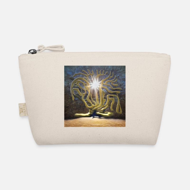 Baum steht in der Sonne Bio-Täschchen