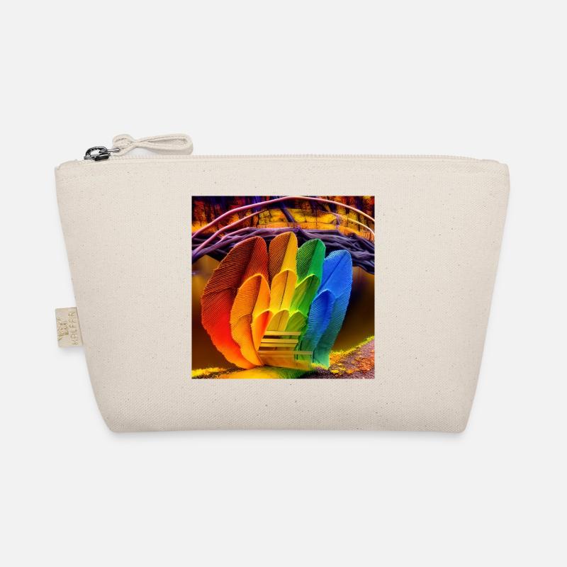 rainbow in autumn Organic Pouch