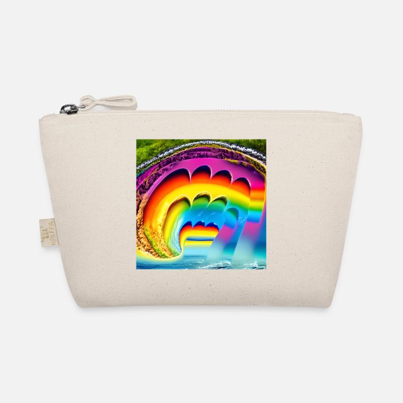 Regenbogen im Sommer Bio-Täschchen