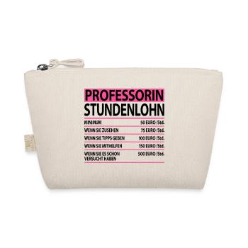 Professorin Lustige Sprüche Witzig Dankeschön - Bio-Täschchen - Natur - Vorne