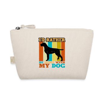 Cesky Fousek Dog Lover Silhouette Vintage Sunset - Trousse biologique - nature - Devant