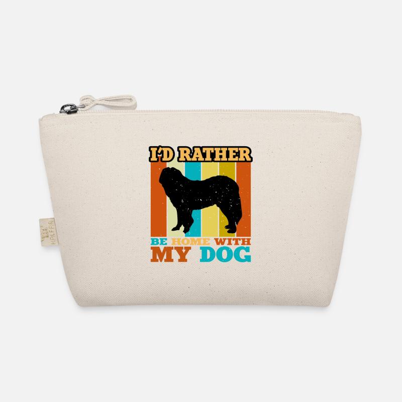 Chien de berger du Caucase Silhouette Rétro Coucher de soleil Trousse biologique
