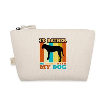 Coonhound Dog Lover Silhouette Vintage Sunset - Trousse biologique - nature - Devant