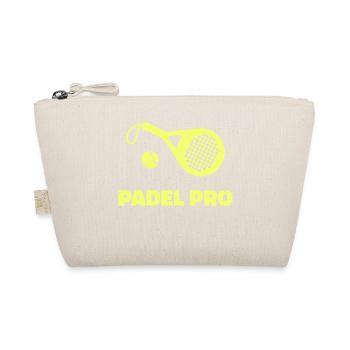 Padel Tennis Player Rackets Balls Sports Saying - Organic Pouch - nature - Front