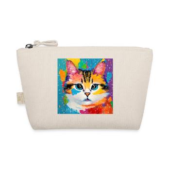 Cat Domestic Cat Oil Painting - Organic Pouch - nature - Front