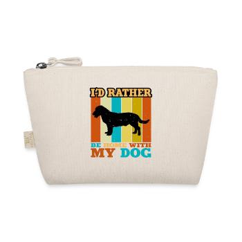 Drever Dog Lover Silhouette Vintage Sunset - Trousse biologique - nature - Devant