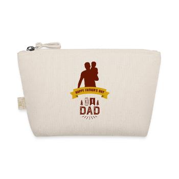 Cadeau Fête des pères - Papa est le meilleur / Fête des hommes - Trousse biologique - nature - Devant