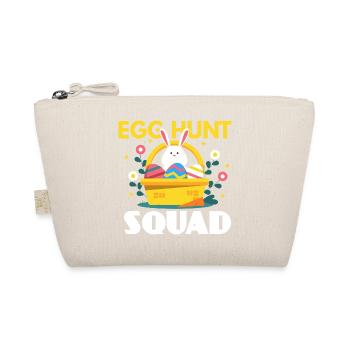 Egg Hunt Squad Easter Egg - Organic Pouch - nature - Front