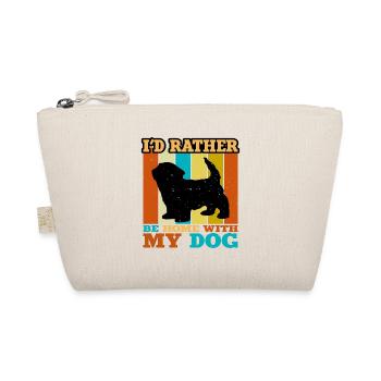 Havenese Dog Lover Silhouette Vintage Sunset - Trousse biologique - nature - Devant