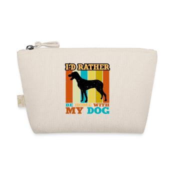 Grec Harehound Dog Love Silhouette Vintage Sunset - Trousse biologique - nature - Devant