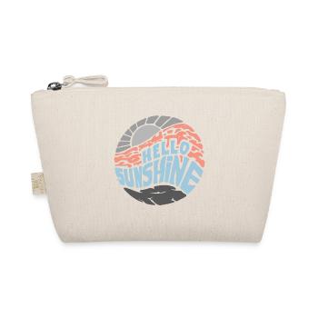 Hello Sunshine! Summer, sun, holidays - Organic Pouch - nature - Front