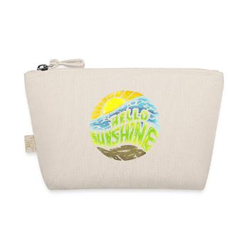 Summer, sun, favorite time! Hello Sunshine! - Organic Pouch - nature - Front