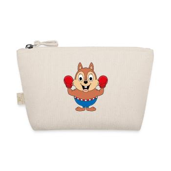 EICHHÖRNCHEN - BOXER - BOXEN - SPORT - TIER - Bio-Täschchen - Natur - Vorne