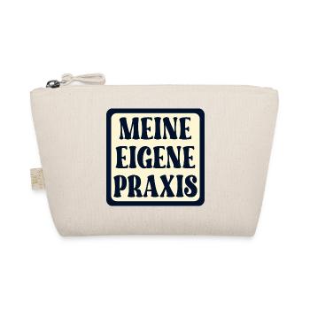 Meine eigene Praxis SCHILD - Ärztin SPRÜCHE - Bio-Täschchen - Natur - Vorne