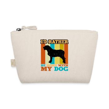Istrian Coarse Haired Hound Dog Silhouette Retro - Trousse biologique - nature - Devant