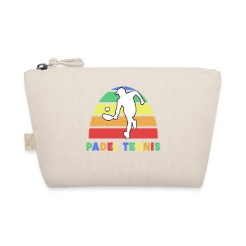 Padel-Tennis Turnier Spruch Spieler Padelspiel - Bio-Täschchen - Natur - Vorne