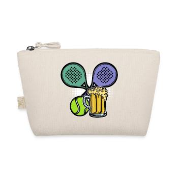 Padel Player Sport Balls Racket Padel - Organic Pouch - nature - Front