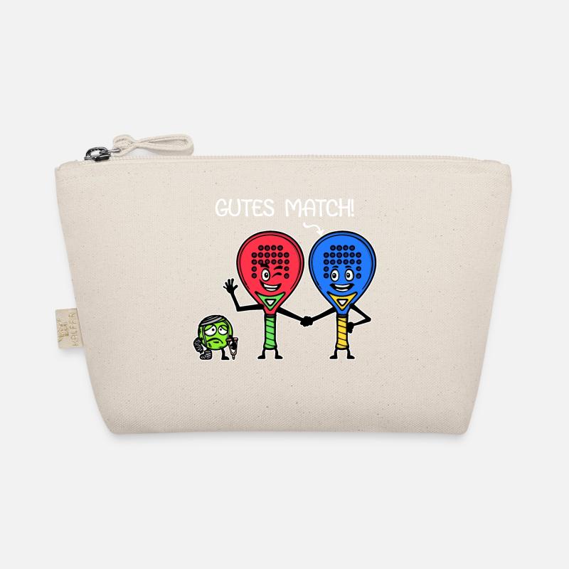 Schläger Padelteam Spieler Padel Bälle Statement Bio-Täschchen