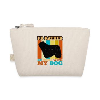 Komondor Dog Lover Silhouette Vintage Sunset - Trousse biologique - nature - Devant