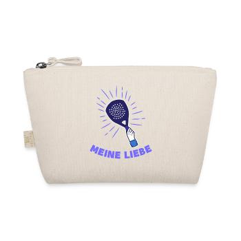 Sportart Padel-Tennis Spieler Statement Schläger - Bio-Täschchen - Natur - Vorne
