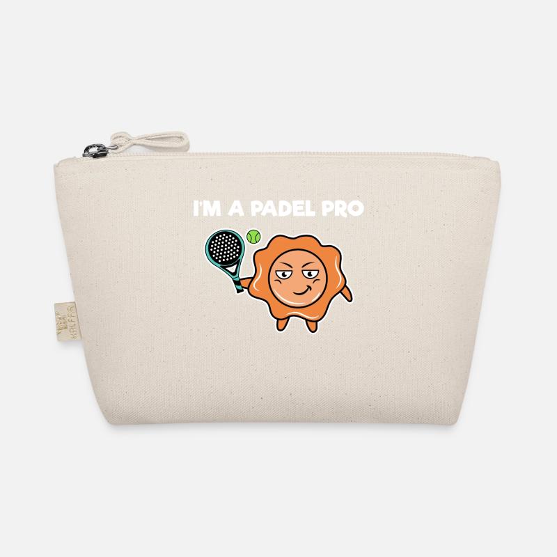 Padel Player Balls Racket Padel Game Statement Organic Pouch