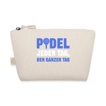 Spieler Padel Tennis Statement Spieler Training - Bio-Täschchen - Natur - Vorne