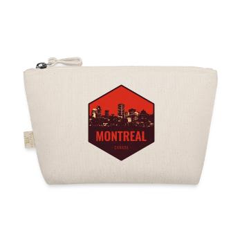Montréal Skyline Rouge - Trousse biologique - nature - Devant