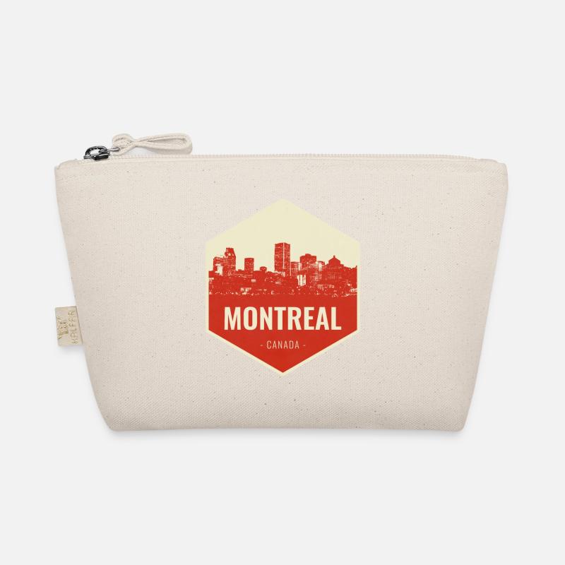 Écusson rétro Montréal Skyline Trousse biologique