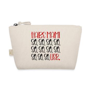 LUSTIGE MAMA KIND SPRÜCHE - LIEB HABEN - MAMI - Bio-Täschchen - Natur - Vorne