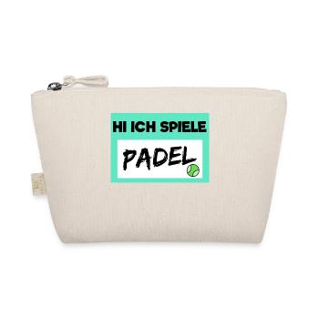 Padel Spieler Statement Bälle Padelspiel Sportart - Bio-Täschchen - Natur - Vorne