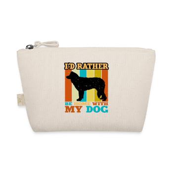 Welsh Sheepdog Dog Lover Silhouette Vintage Sunset - Trousse biologique - nature - Devant