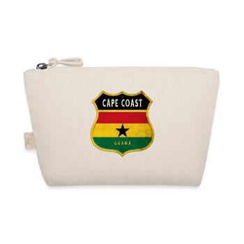 Cape Coast Ghana Wappen Flaggen Design - Bio-Täschchen - Natur - Vorne