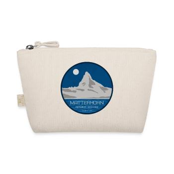 Matterhorn Zermatt graphic with altitude - Organic Pouch - nature - Front