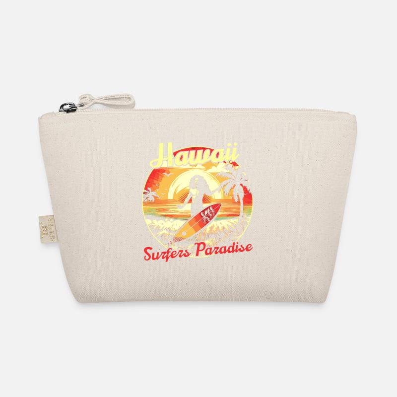 Hawaii Surfers Paradise - Organic Pouch - nature