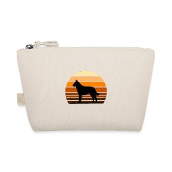Berger Belge Laekenois Chien Silhouette Rétro - Trousse biologique - nature - Devant
