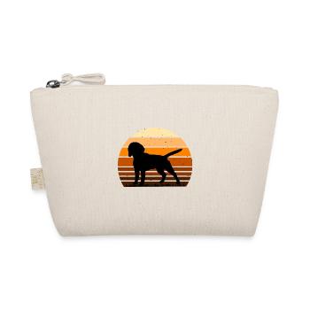 Beagle Dog Lover Silhouette Vintage Sunset - Trousse biologique - nature - Devant