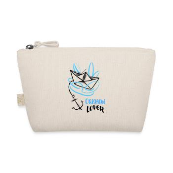 Bateau papier Origami lover art - Trousse biologique - nature - Devant