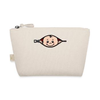 Baby Pregnancy Pregnant Baby bump mother - Organic Pouch - nature - Front