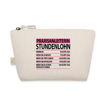 Praxisanleiterin Abschied Kollegin Pflege Sprüche - Bio-Täschchen - Natur - Vorne