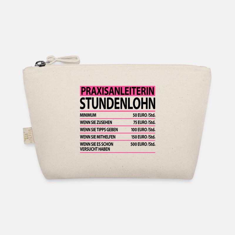 Praxisanleiterin Abschied Kollegin Pflege Sprüche - Bio-Täschchen - Natur