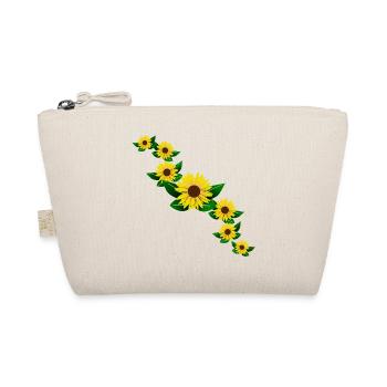 Sunflower yellow sunflower pattern blossom floral - Organic Pouch - nature - Front