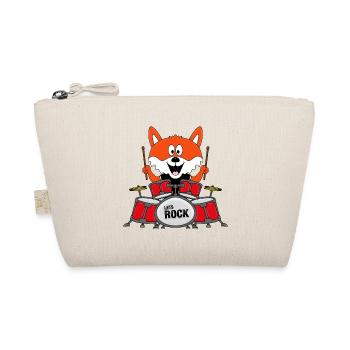 SCHLAGZEUG - BAND - TIER - FUCHS - KIND - BABY - Bio-Täschchen - Natur - Vorne