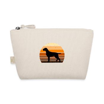 Cesky Fousek Dog Lover Silhouette Vintage Sunset - Trousse biologique - nature - Devant
