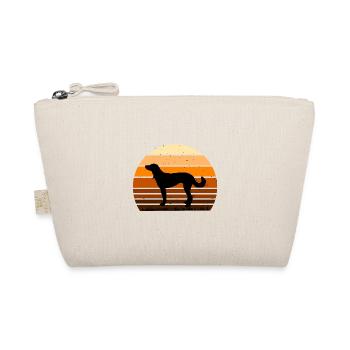 Catahoula Cur Dog Lover Silhouette Vintage Sunset - Organic Pouch - nature - Front