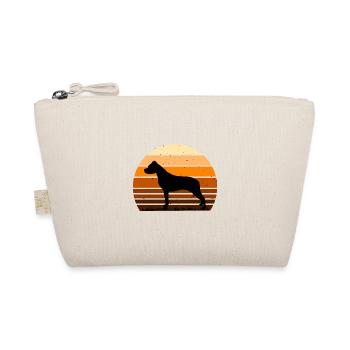 Argentino Dog Lover Silhouette Vintage Sunset - Trousse biologique - nature - Devant
