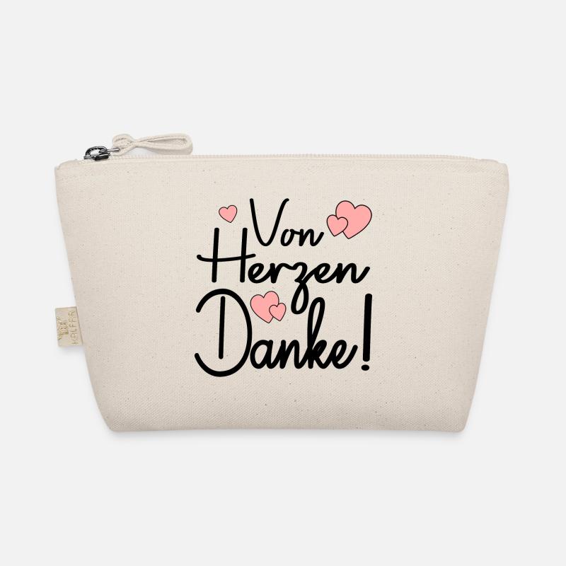 Dankeschön Von Herzen - Danke sagen Sprüche - Bio-Täschchen - Natur