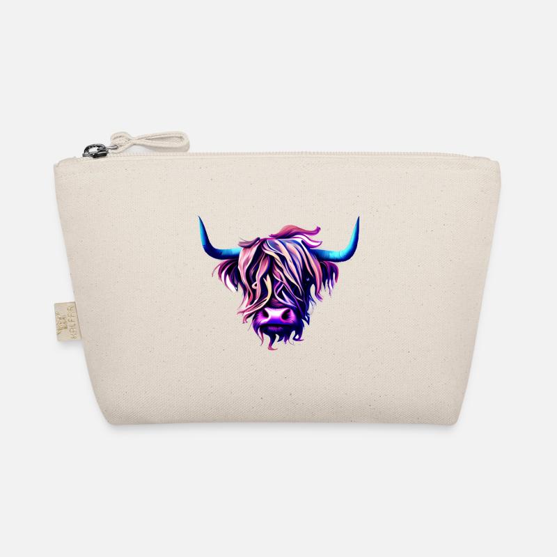 Highland Cattle Rind - Bio-Täschchen - Natur