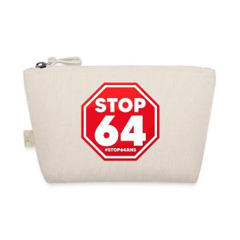 Stop 64 ans! 64 ans c'est non! Retraites 49.3 - Organic Pouch - nature - Front