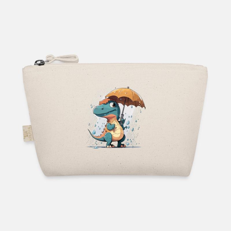 Rainy Dino Organic Pouch