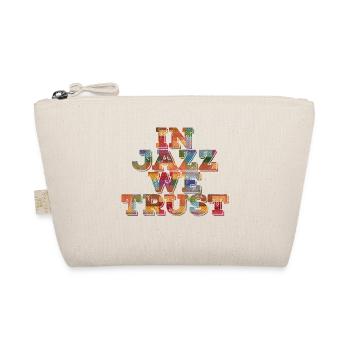 In Jazz we Trust - Bio-Täschchen - Natur - Vorne